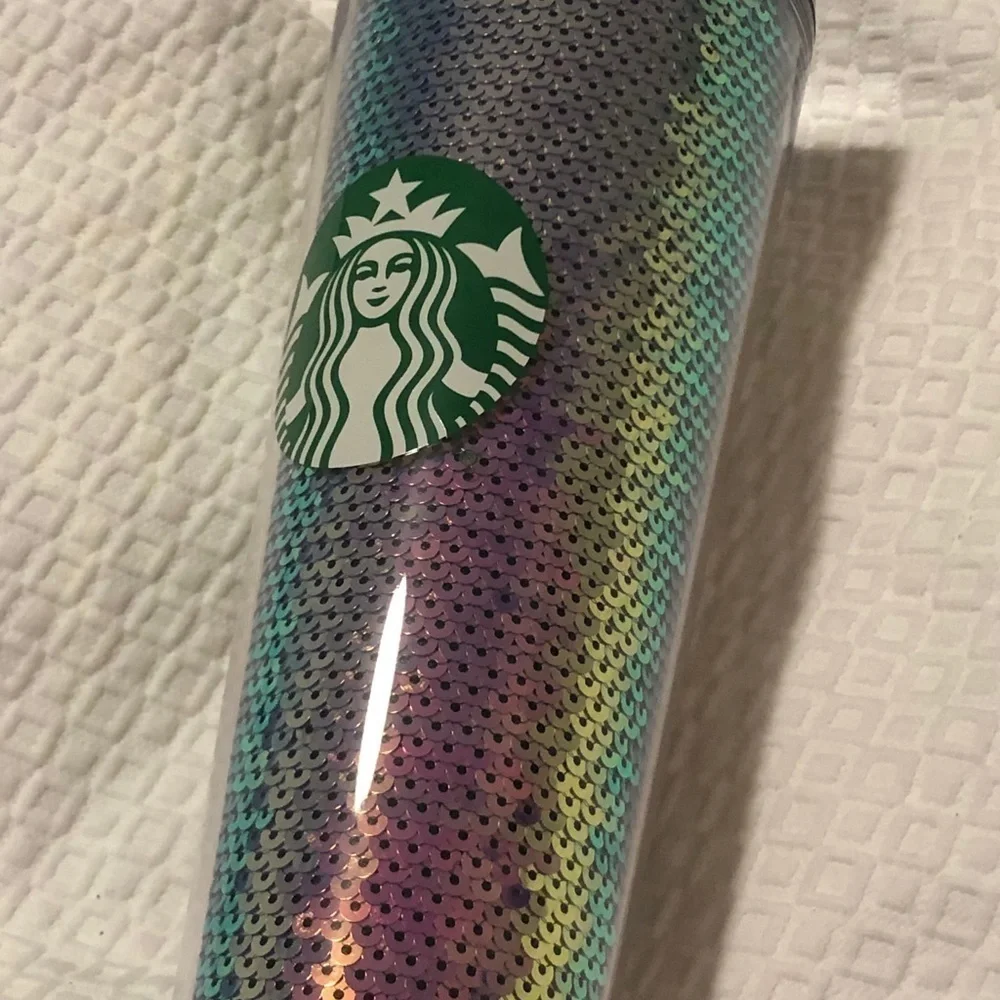Starbucks Dark Sequin Venti Tumbler
